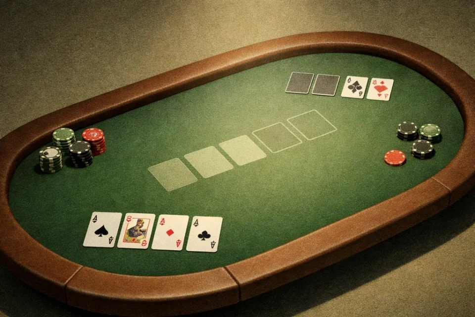 stratégie Ultimate Texas Hold'em : stratégie et décisions courantes